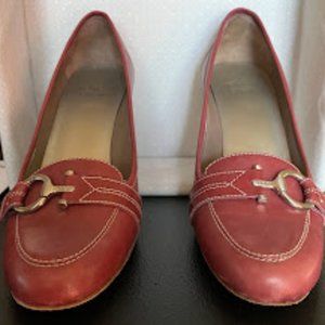 Circa Joan & David Cognac Leather Pumps
